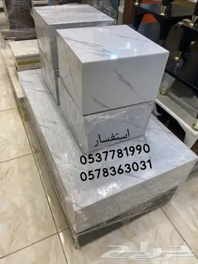 طقم طاولات قهوة بأشكال جميله و تضيف الى مجلسك جماله 3