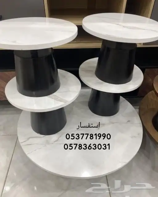طقم طاولات قهوة بأشكال جميله و تضيف الى مجلسك جماله 14