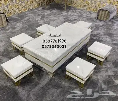 طقم طاولات قهوة بأشكال جميله و تضيف الى مجلسك جماله 20