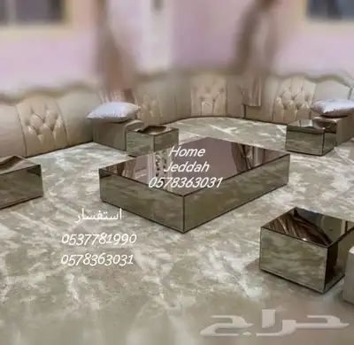 طقم طاولات قهوة بأشكال جميله و تضيف الى مجلسك جماله 2