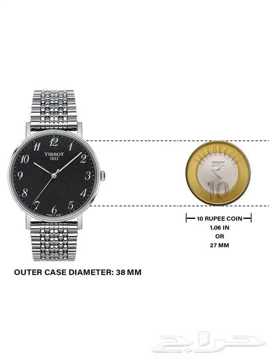 ساعة تيسوت السويسرية الاصلية جديدة 8