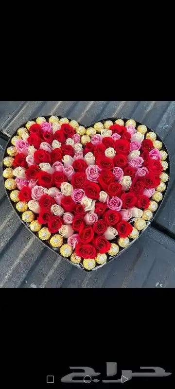 ورد تنسيقات ورد مع شوكلت وتغليف باقات ورد جميلة 1