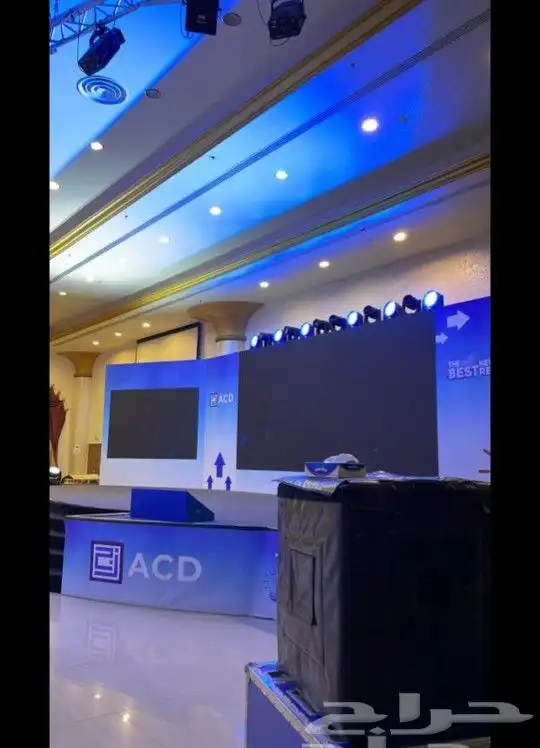 شاشات واضاءه وصوتيات للإيجار 7