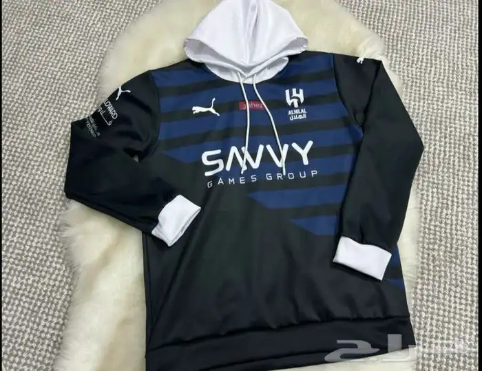 بلوفرات شتوي ممتاز بشعارات الاندبه السعوديه 1