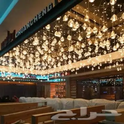 انارة led للتزين  للمحلات والمقاهي عقد اناره للجلسات الشتويه 5