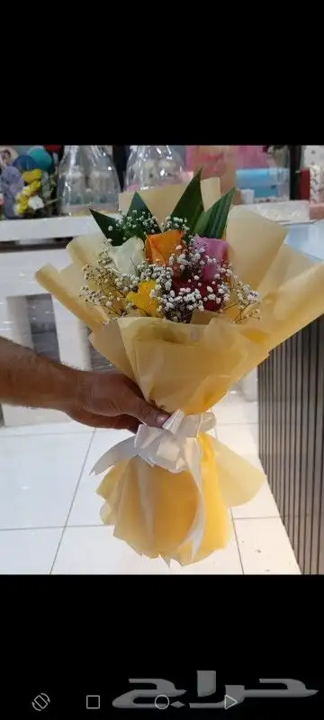 باقات ورد تنسيق هدايا بطريقة رائعه بسعر مناسب 9