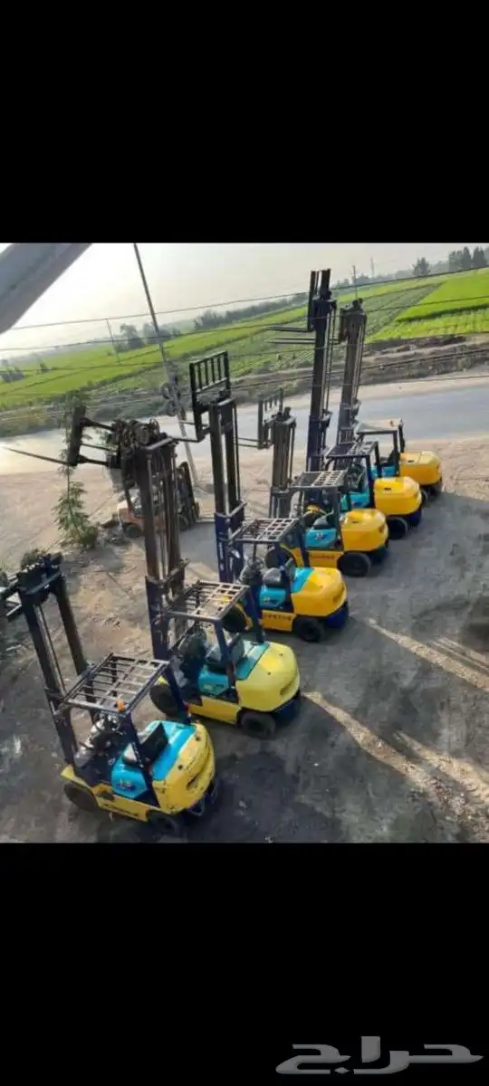 رفعات شوكيه وكرينات جميع الاحجام إيجار شهري أسبوعي يومي لسنا 5