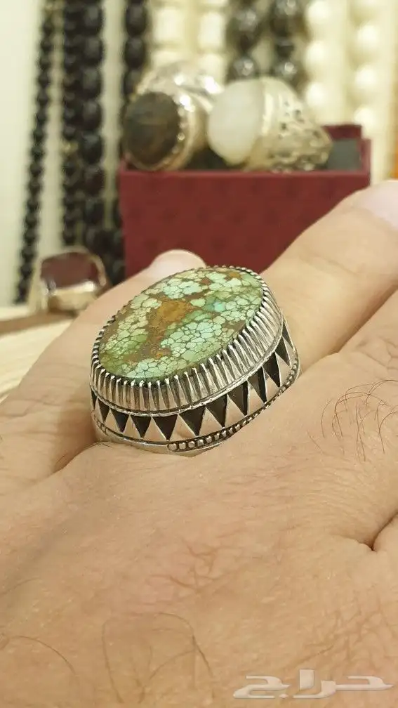 خاتم فيروز حسيني راهي صياغة ايرانية 14