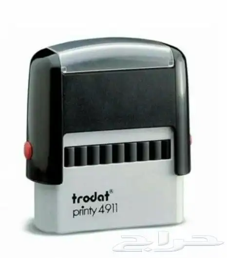 مطبعة طباعة الأختام ختم اوتوماتيك كرستال فولد سند ستكر بروش 6