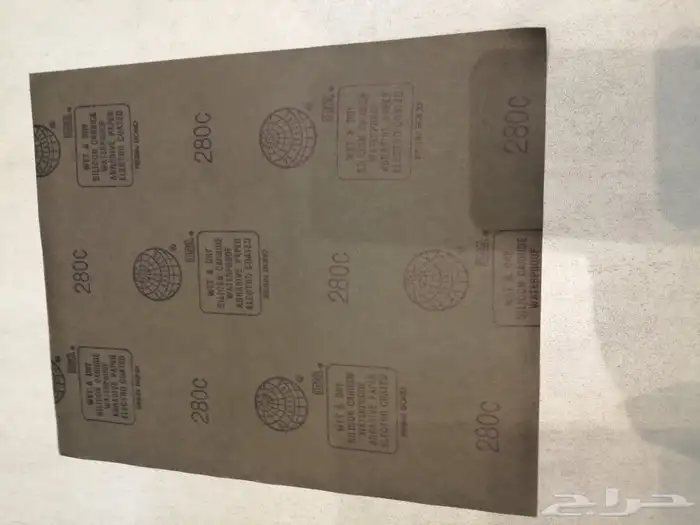 ورق صنفرة اصلي ياباني وكوري ووتربروف 8