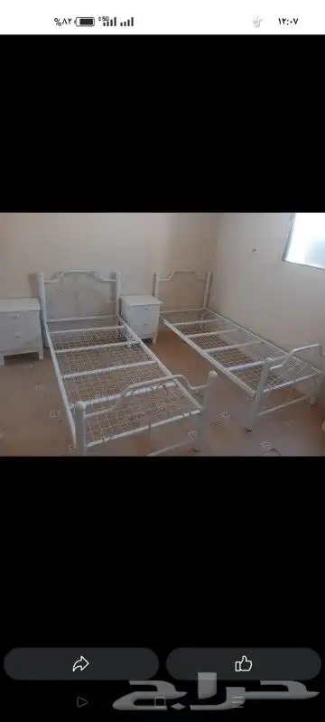 مراتب طيبه جوده عاليه صناعه وطنيه توصيل مجاني سرر خشب سرير ح 2