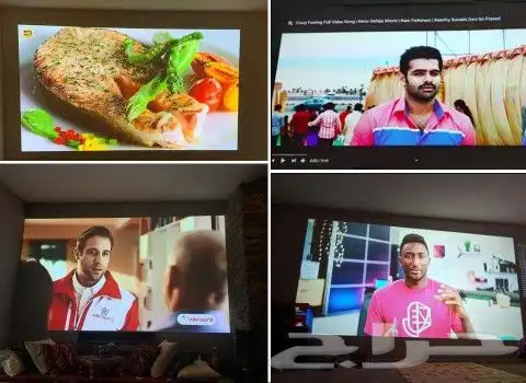 بروجكتر ذكي FHD 1080 اندرويد 5500 شمعة للمقاهي والمطاعم 4