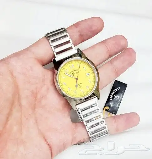 ساعة ام صليب من النوادر لون اصفر ب الف ريال 0