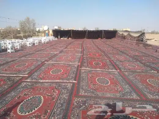 يوجد لدينا فرش ومساند وصيوان للايجار وجميع انواع المناسبات و 2
