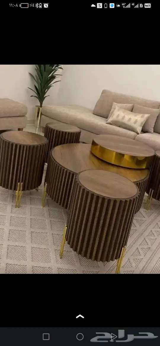 طقم طاولات قهوة 4   1 13