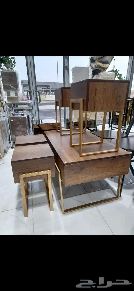 طقم طاولات قهوة 4   1 4