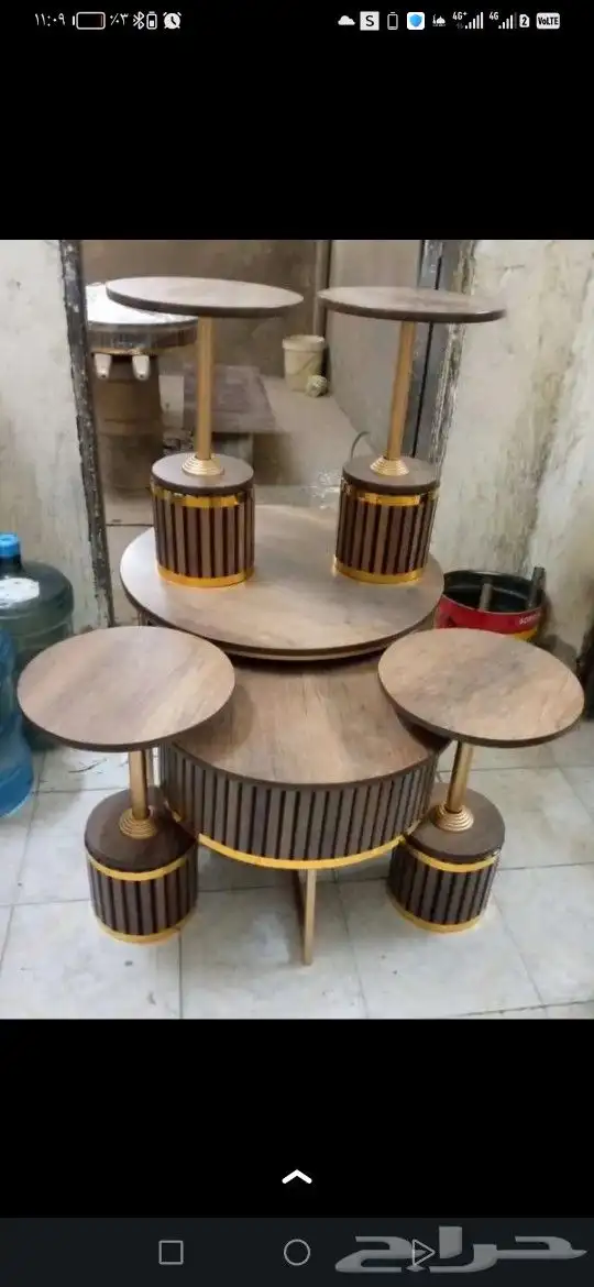 طقم طاولات قهوة 4   1 14