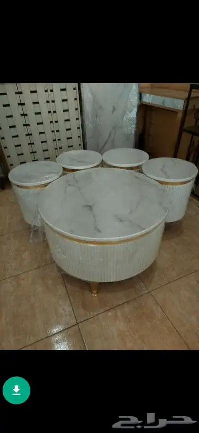 طقم طاولات قهوة 4   1 45