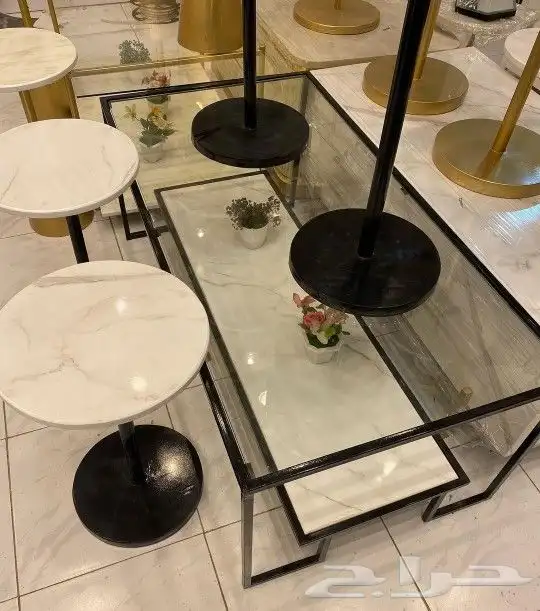 طقم طاولات قهوة 4   1 10