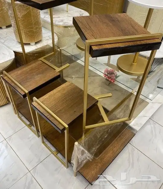 طقم طاولات قهوة 4   1 7