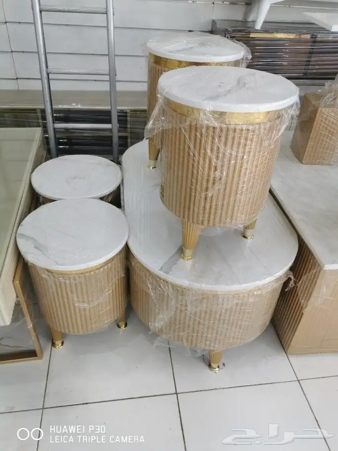 طقم طاولات قهوة 4   1 35