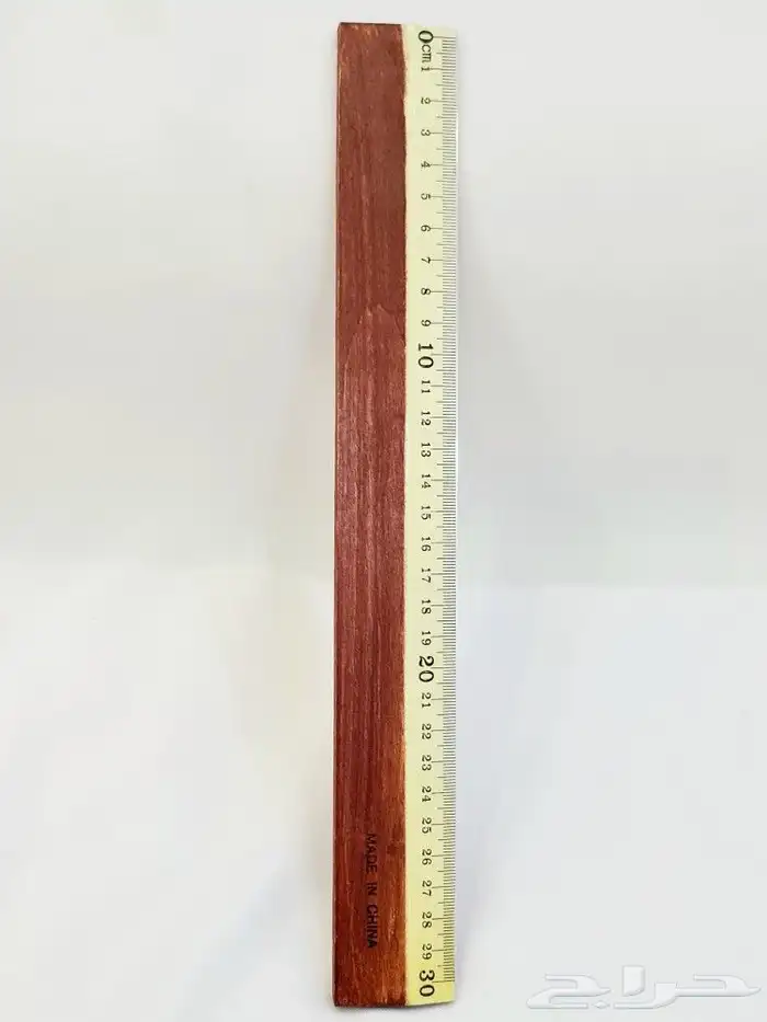 مسطرة الزمن الجميل الخشبية 0