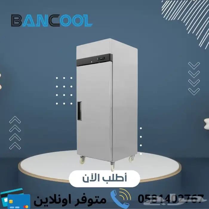 ثلاجه و فرزير عرض مغلق ستانلس ستيل بانكول 4