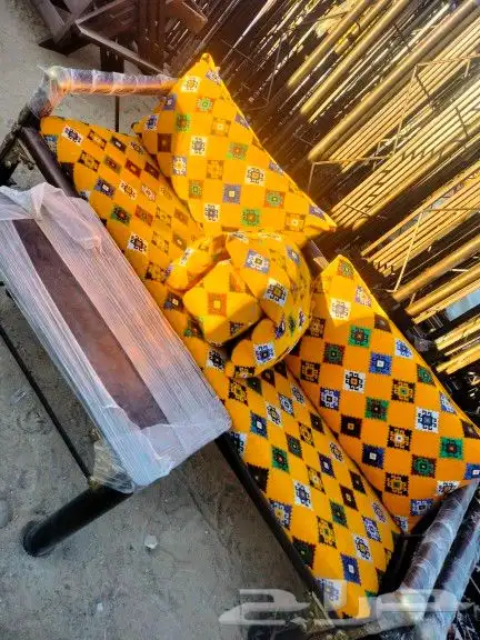 كراسي حديد كفرات وبدون كفرات 3