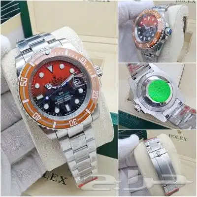 ساعات رجالي و نسائي درجه اولى طبق الأصل ضمان سنه ضد الماء 46