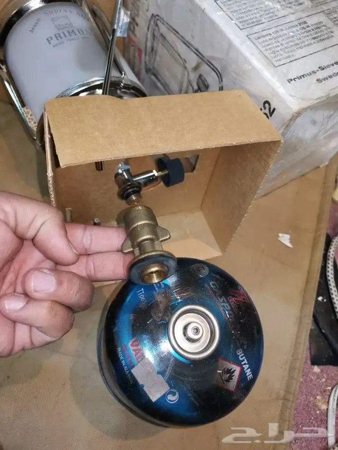 مصباح غاز بريموس سويدي سراج تريك وثاني ايطالي وقزاز الماني 5