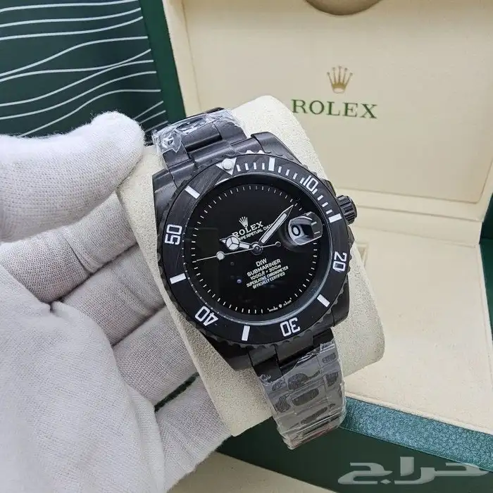 ساعات رجالي و نسائي درجه اولى طبق الأصل ضمان سنه ضد الماء 44