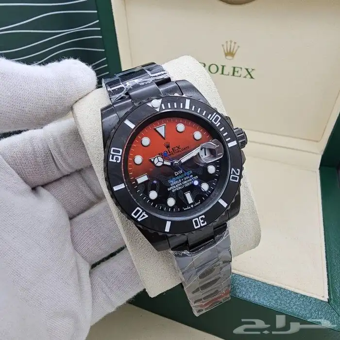 ساعات رجالي و نسائي درجه اولى طبق الأصل ضمان سنه ضد الماء 40