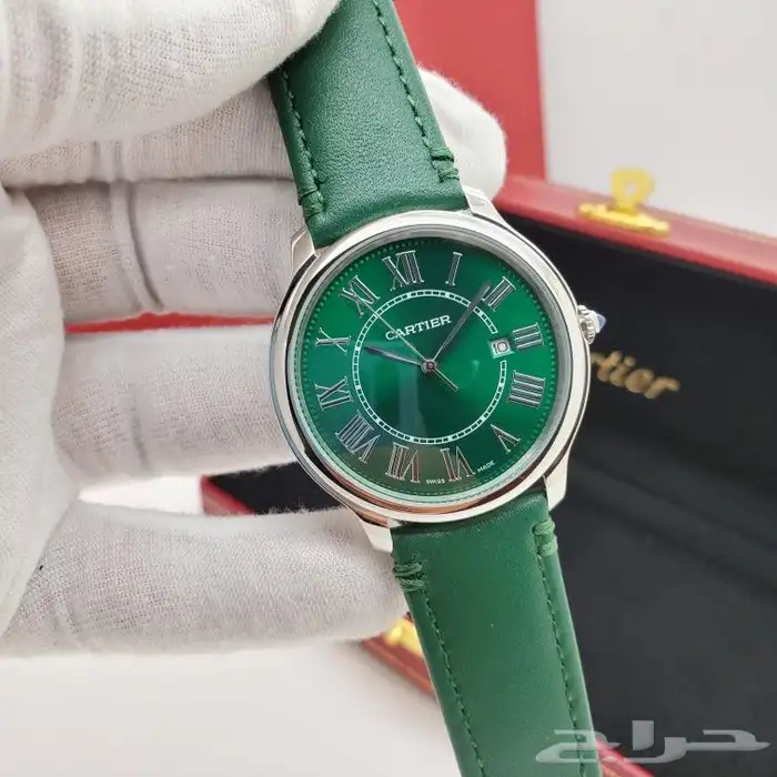 ساعات رجالي و نسائي درجه اولى طبق الأصل ضمان سنه ضد الماء 10