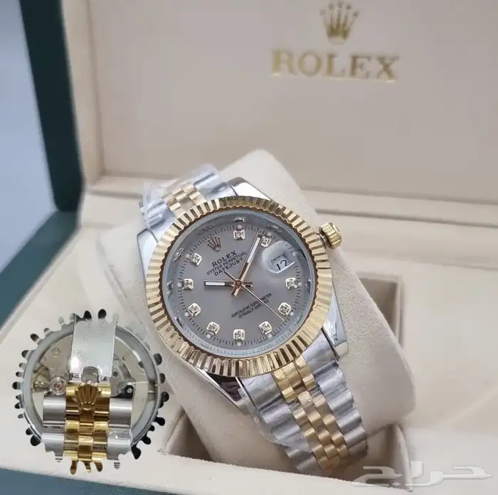 ساعات رجالي و نسائي درجه اولى طبق الأصل ضمان سنه ضد الماء 15