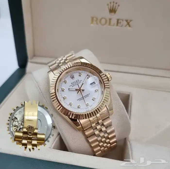 ساعات رجالي و نسائي درجه اولى طبق الأصل ضمان سنه ضد الماء 19