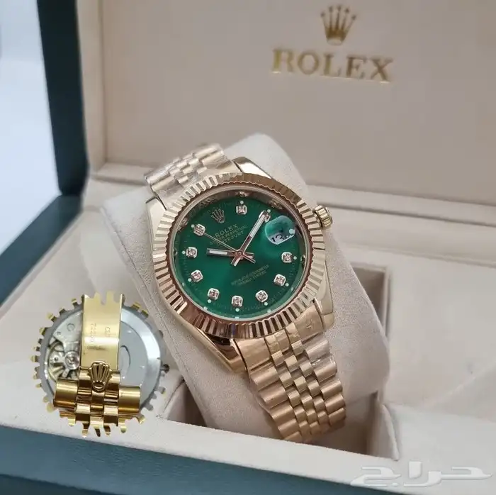 ساعات رجالي و نسائي درجه اولى طبق الأصل ضمان سنه ضد الماء 26