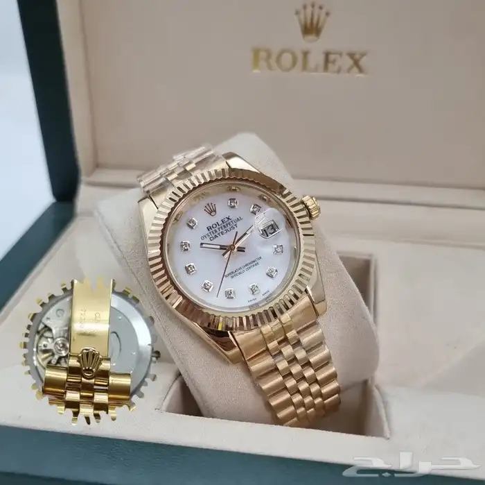 ساعات رجالي و نسائي درجه اولى طبق الأصل ضمان سنه ضد الماء 25