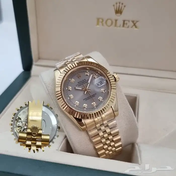 ساعات رجالي و نسائي درجه اولى طبق الأصل ضمان سنه ضد الماء 23