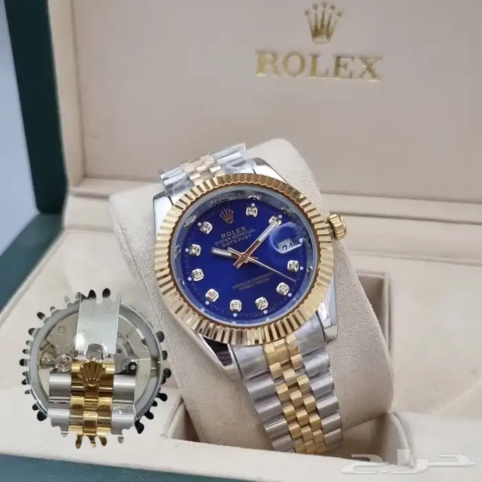 ساعات رجالي و نسائي درجه اولى طبق الأصل ضمان سنه ضد الماء 18