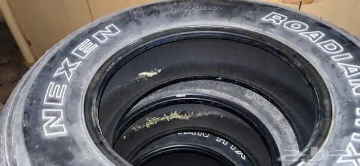 كفرات جمس مقاس 17 مستعمل 0