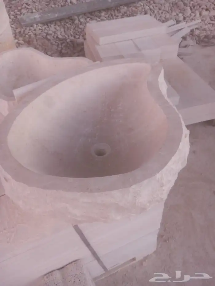 مغاسل حجر طبيعي نحت ديكور 0