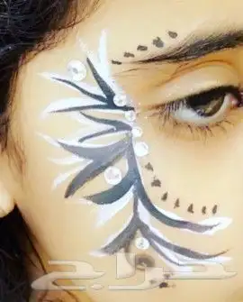 رسم ع الوجه ومهرجه وشخصبات كرتونيه 9