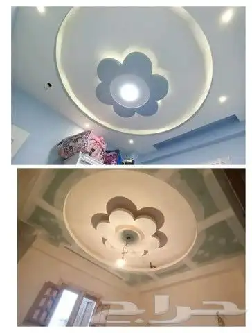 ديكورات بيشه جبس بورد بديل رخام بديل خشب فوم 14