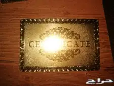 ورق بلوت باصرة ذهبي غير قابل للقطع 3