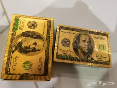 ورق بلوت باصرة ذهبي غير قابل للقطع 1