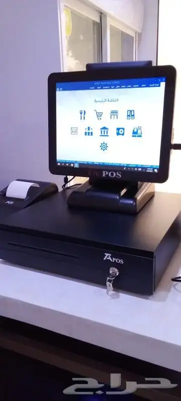 جهاز كاشير بوفيه كاشير حلاقة كاشير مشغل نسائي 2