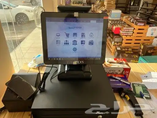 جهاز كاشير بوفيه كاشير حلاقة كاشير مشغل نسائي 3