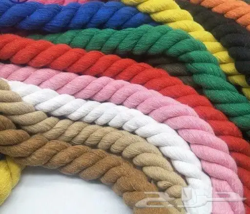 قماش خيش حبال خيش ليف قطن ديكورات داخليه وخارجي 13