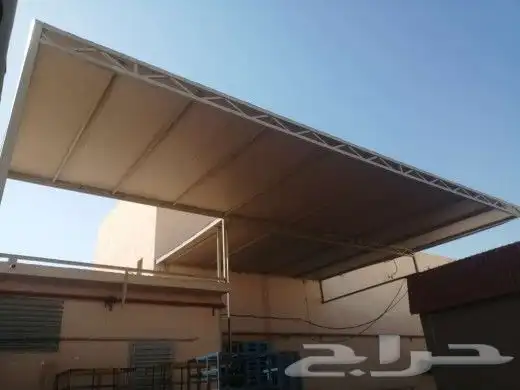 مظلات بنل مظلات قماش هناجر سواتر وجميع اعمال الحدادة 4