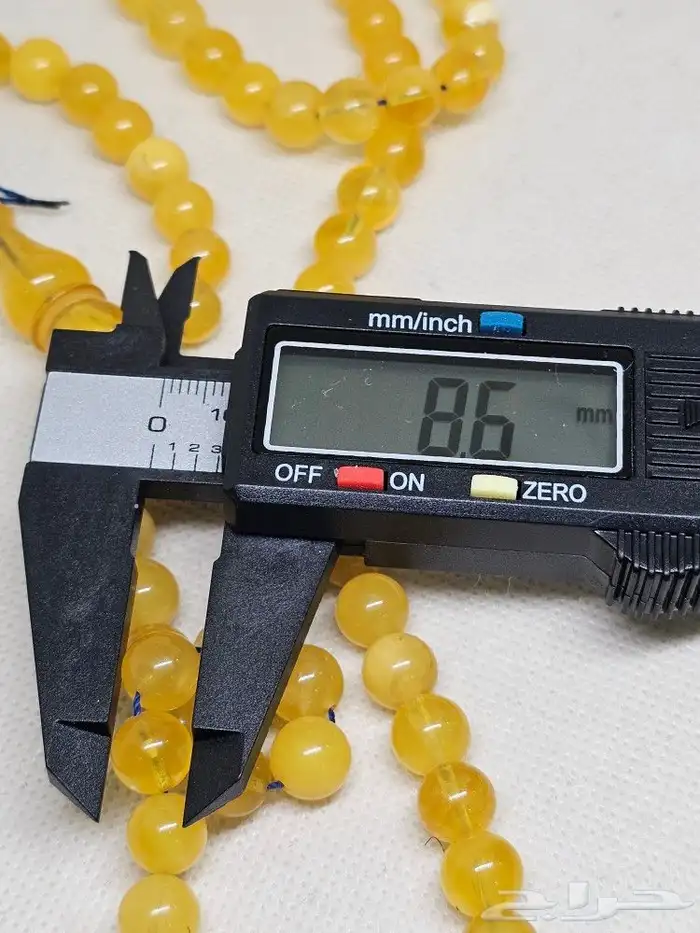 سبحة كهرمان حر طبيعي 3